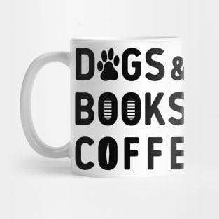 Dogs books coffee Mug